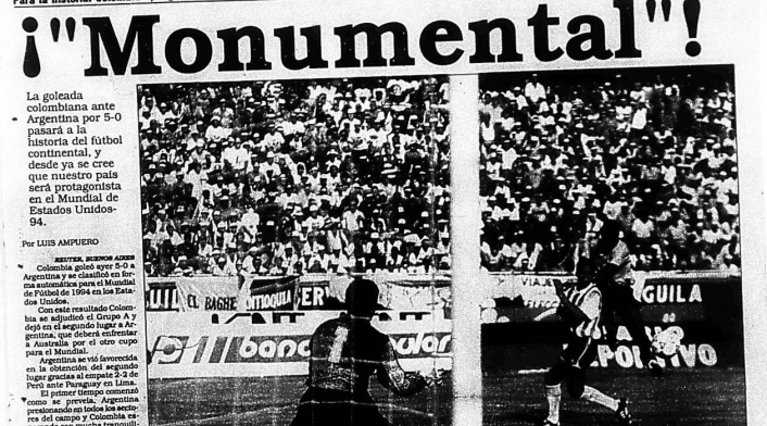 El diario Vanguardia Liberal y las reacciones por el triunfo de Colombia ante Argentina 5-0