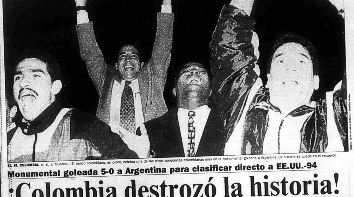 El diario El Tiempo y las reacciones por el triunfo de Colombia ante Argentina 5-0