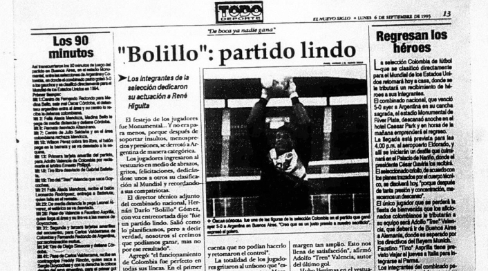 El diario El Nuevo Siglo y las reacciones por el triunfo de Colombia ante Argentina 5-0
