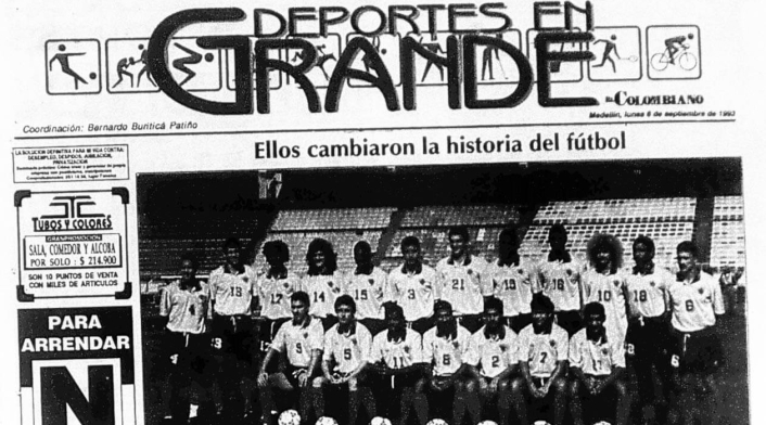 El diario El Colombiano y las reacciones por el triunfo de Colombia ante Argentina 5-0