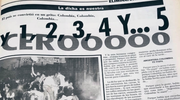 El Diario Deportivo y las reacciones por el triunfo de Colombia ante Argentina 5-0