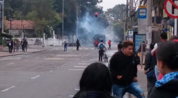 Protestas en la Universidad Pedagógica