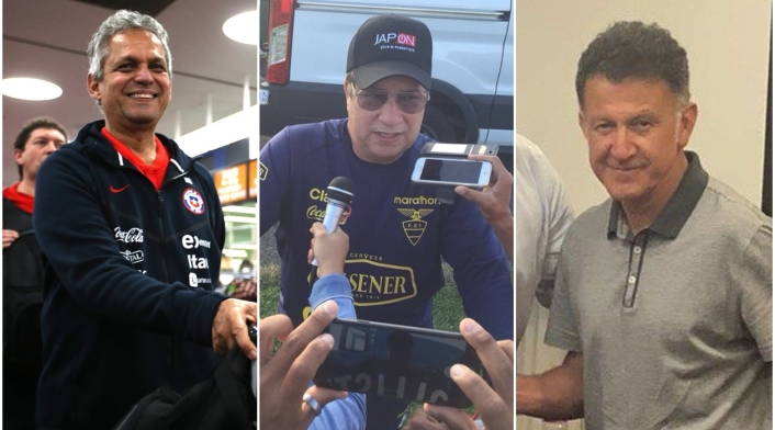 Reinaldo Rueda, 'Bolillo' Gómez y Juan Carlos Osorio