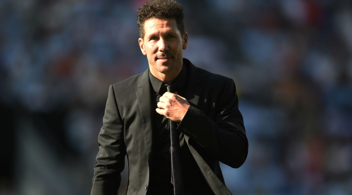 Diego Pablo Simeone, DT del Atlético de Madrid
