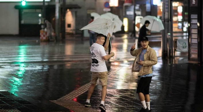 Tifón en China
