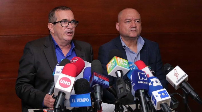Timochenko y Carlos Antonio Lozada Timochenko y Carlos Antonio Lozada