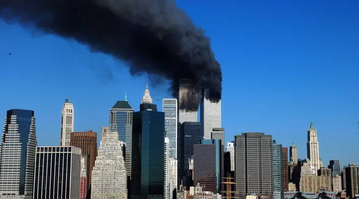 Las Torres Gemelas, en Nueva York, el 11 de septiembre de 2001