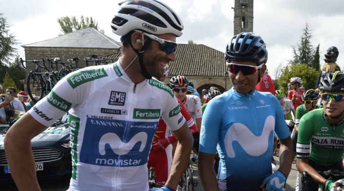 Alejandro Valverde y Nairo Quintana