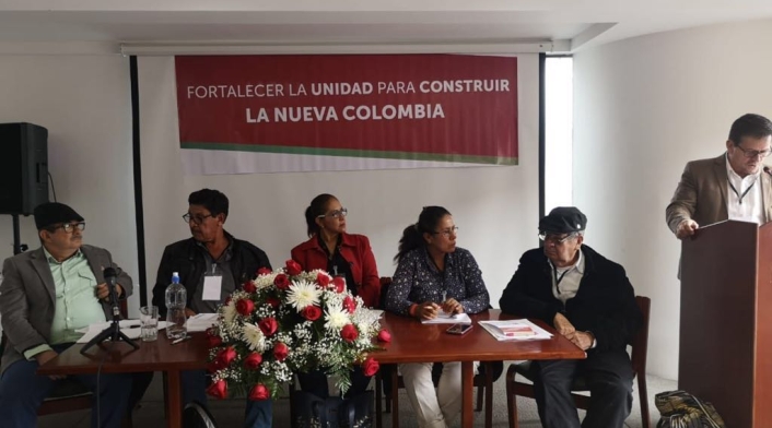 El segundo encuentro de la dirección nacional de la organización Farc después de su fundación como partido político