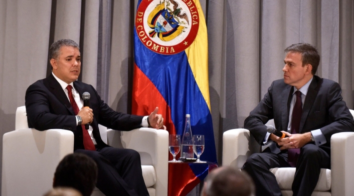 Presidente Iván Duque, en Nueva York