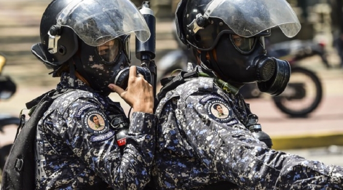 Policía venezolana