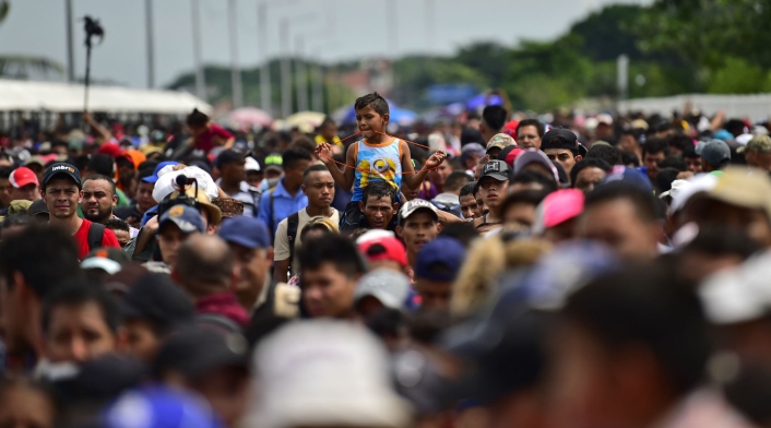 Caravana de migrantes hondureños hacia EE.UU.