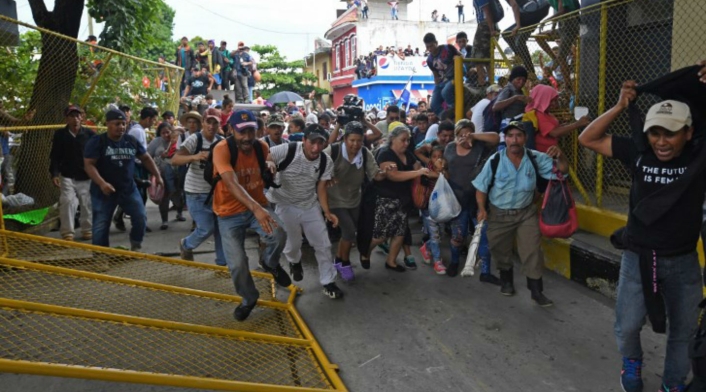 Caravana de migrantes hondureños hacia EE.UU.
