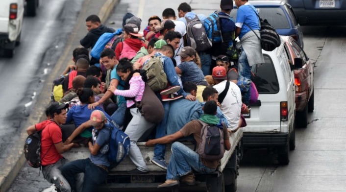 Caravana de migrantes hondureños hacia EE.UU.