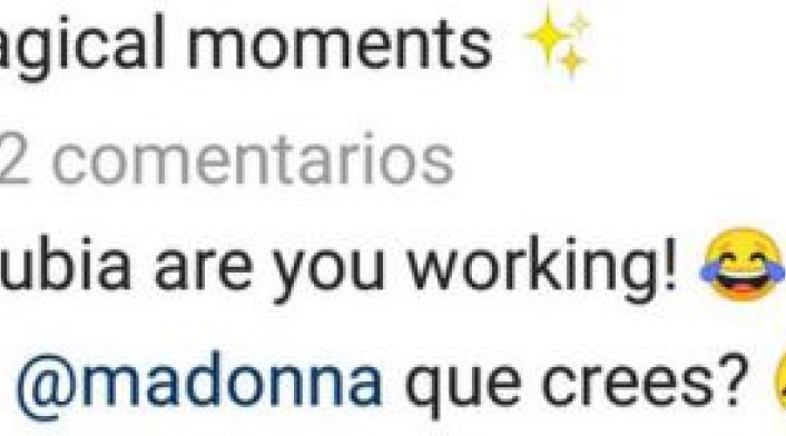 Madonna se burla de Maluma en Instagram