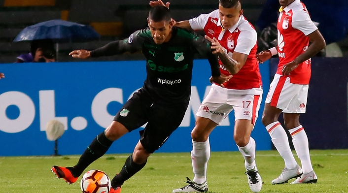 Deportivo Cali abrió el marcador gracias al gol de Ezequiel Palomeque