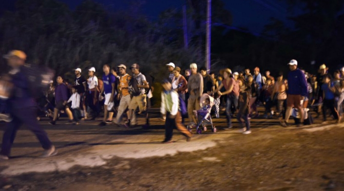 Caravana de migrantes hondureños hacia EE.UU.