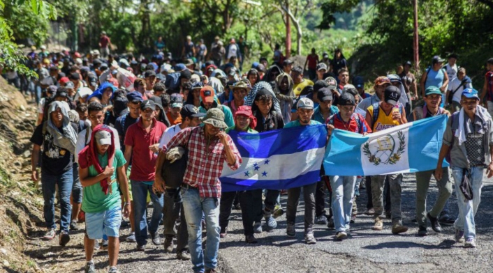 Caravana de migrantes hondureños hacia EE.UU.
