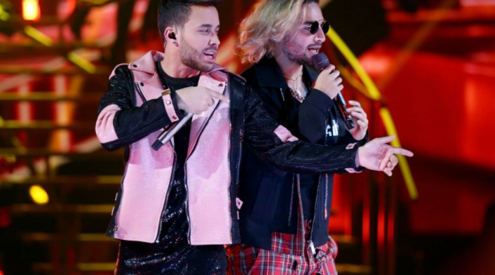 Maluma y Prince Royce en los Latin American Music Awards