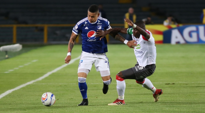 Millonarios venía de quedar eliminado en la Copa Sudamericana frente a Santa Fe