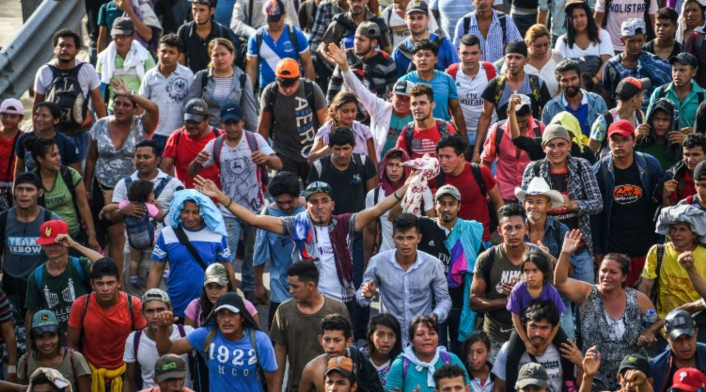 Caravana de migrantes hondureños hacia EE.UU.