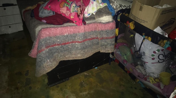 Viviendas inundadas en Usaquén