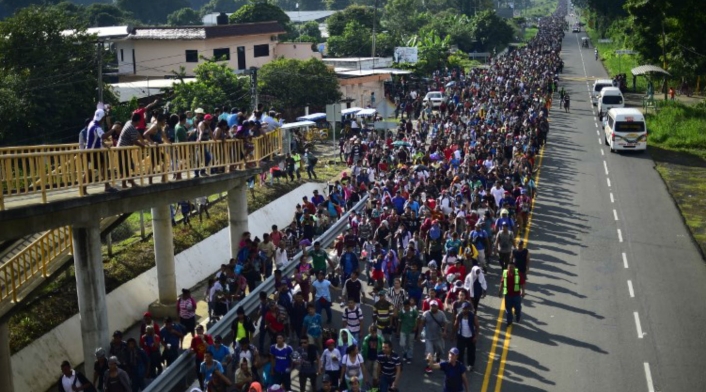 Caravana de migrantes hondureños hacia EE.UU.