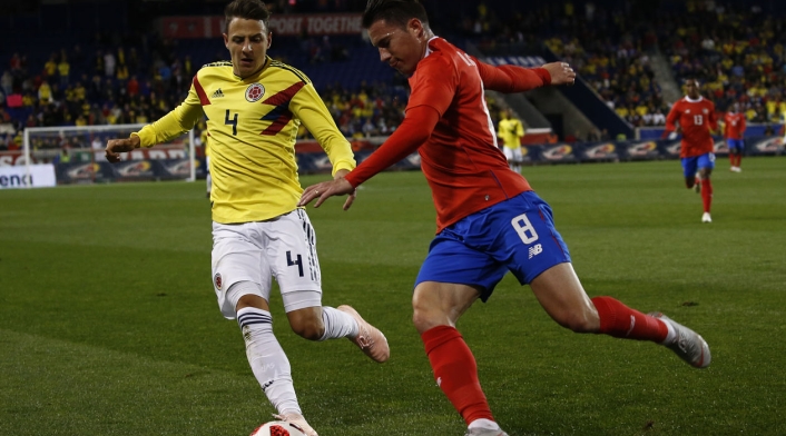 Santiago Arias fue, nuevamente, uno de los jugadores destacados de Colombia