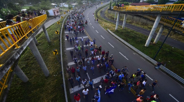 Caravana de migrantes hondureños hacia EE.UU.