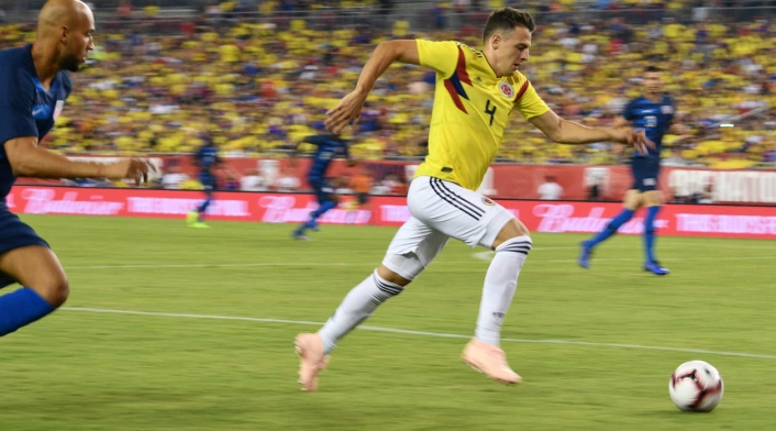 Santiago Arias, uno de los jugadores destacados de Colombia ante Estados Unidos