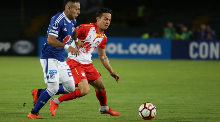 En el partido de ida, Millonarios y Santa Fe empataron 0-0 · Copa Sudamericana 2018