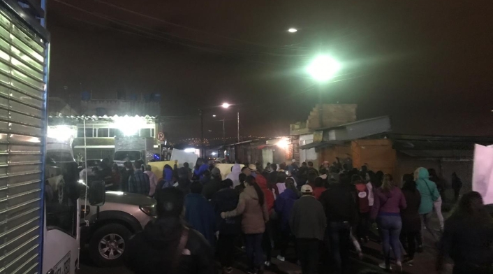 Protestas en Corabastos