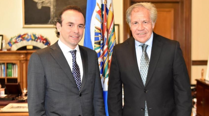 Exdirector de reintegración, Alejandro Eder le propuso al Secretario General de la OEA, Luis Almagro Exdirector de reintegración, Alejandro Eder le propuso al Secretario General de la OEA, Luis Almagro