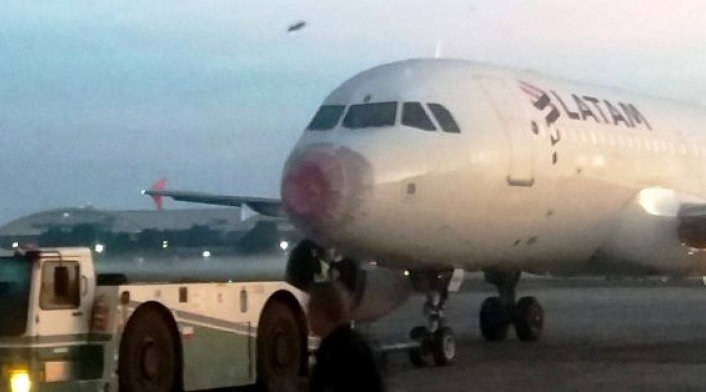 Avión Latam emergencia