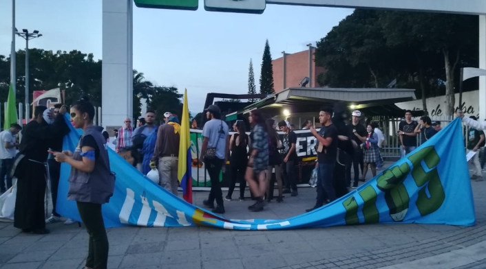 Marcha zombie en Bucaramanga.