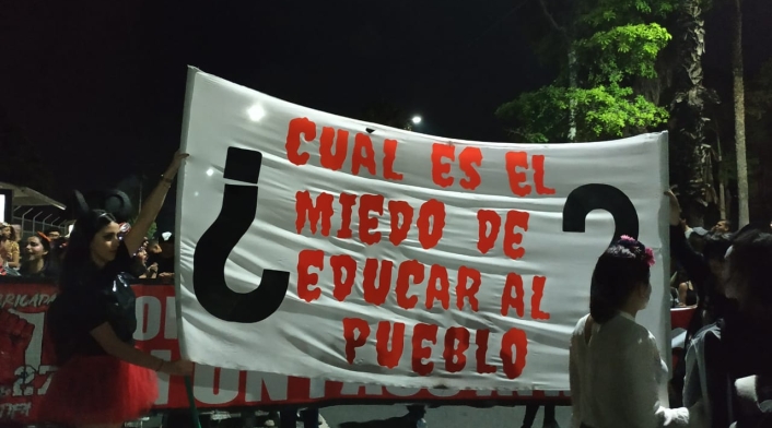 Marcha zombie en Cali.