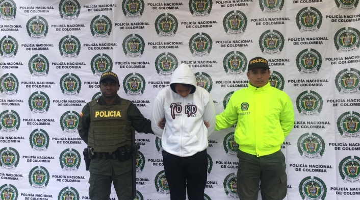 Juan David García Gómez, de 18 años de edad, presunto responsable de crimen de dos niños en Vegachí, Antioquia.