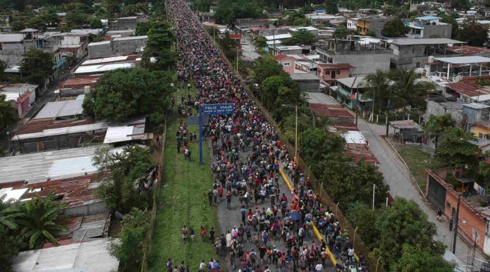 Caravana de hondureños