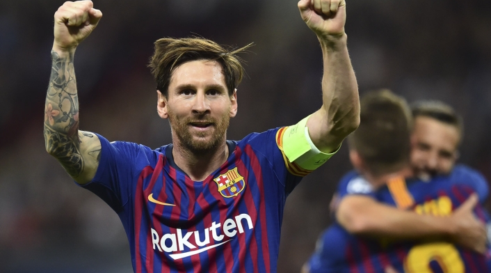 Lionel Messi, delantero del FC Barcelona