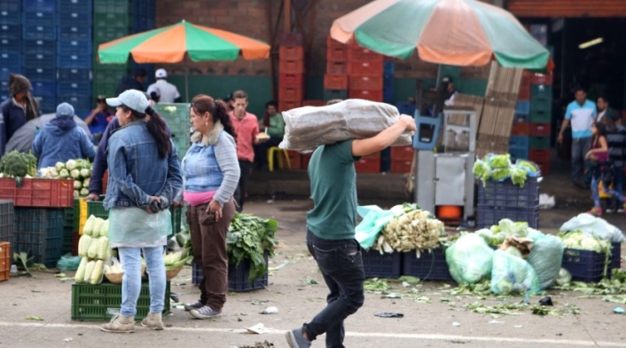 Cotero en Corabastos