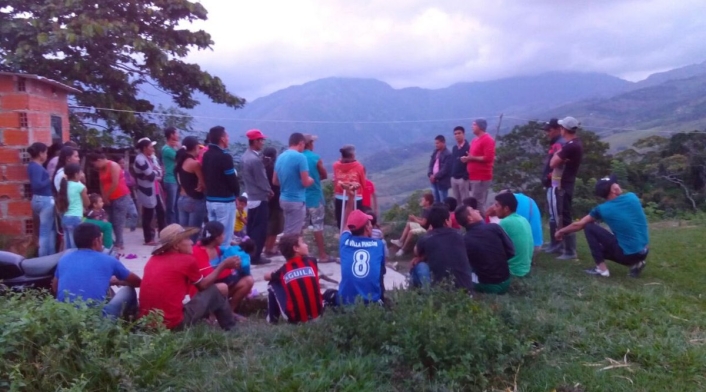 Comunidad desplazada del Catatumbo