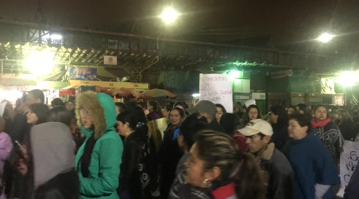 Protestas en Corabastos