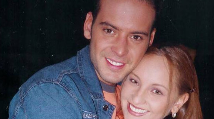 Ana Victoria Beltrán en compañía de Diego Cadavid