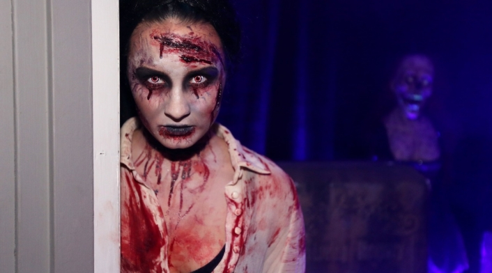 Maquillaje de Demi Lovato en Halloween
