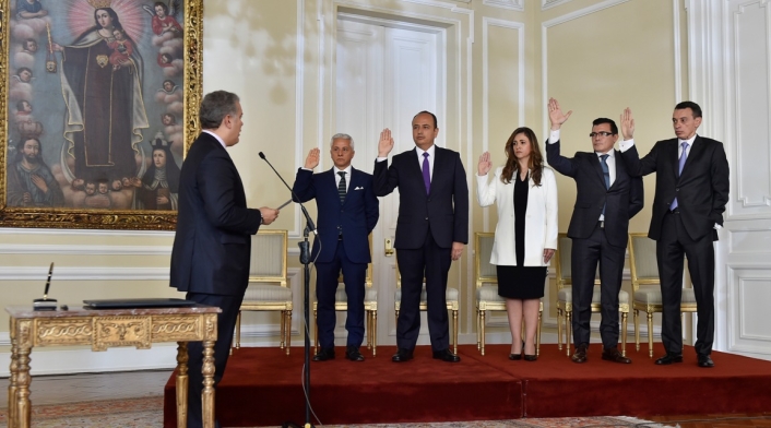 Iván Duque posesionó a nuevos magistrados de las altas cortes.