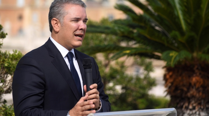 Presidente Iván Duque, en RP en Roma