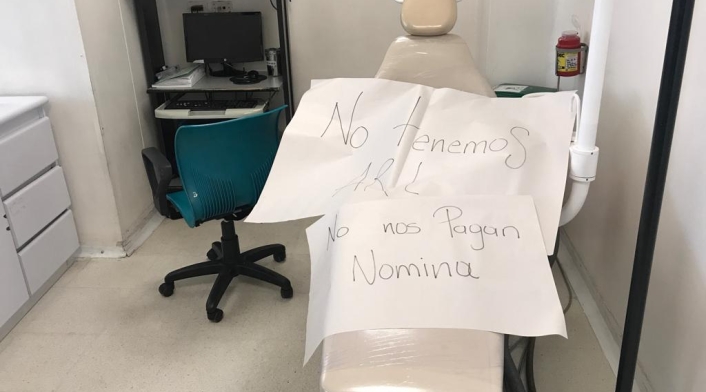 Médicos protestan en Esimed Médicos protestan en Esimed