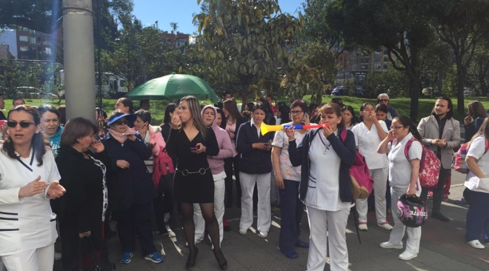 PROTESTA EN LA ESP ESIMED