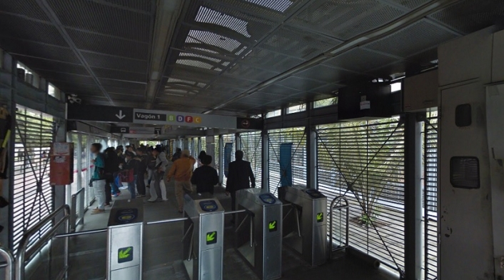 Estación de Transmilenio de Las Aguas