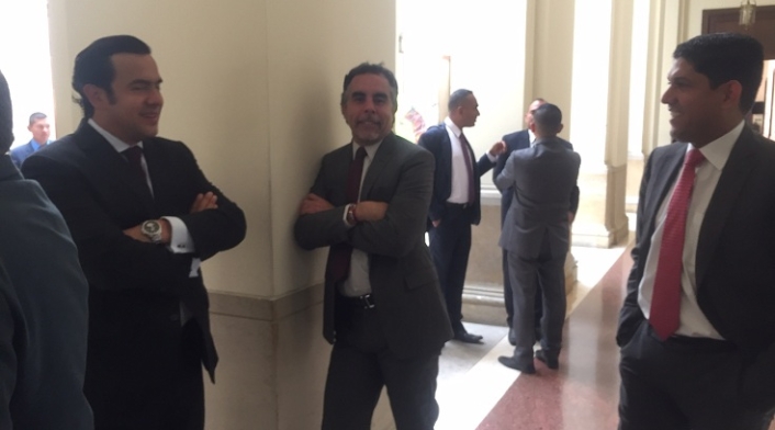 Senadores Rodrigo Lara y Armando Benedetti